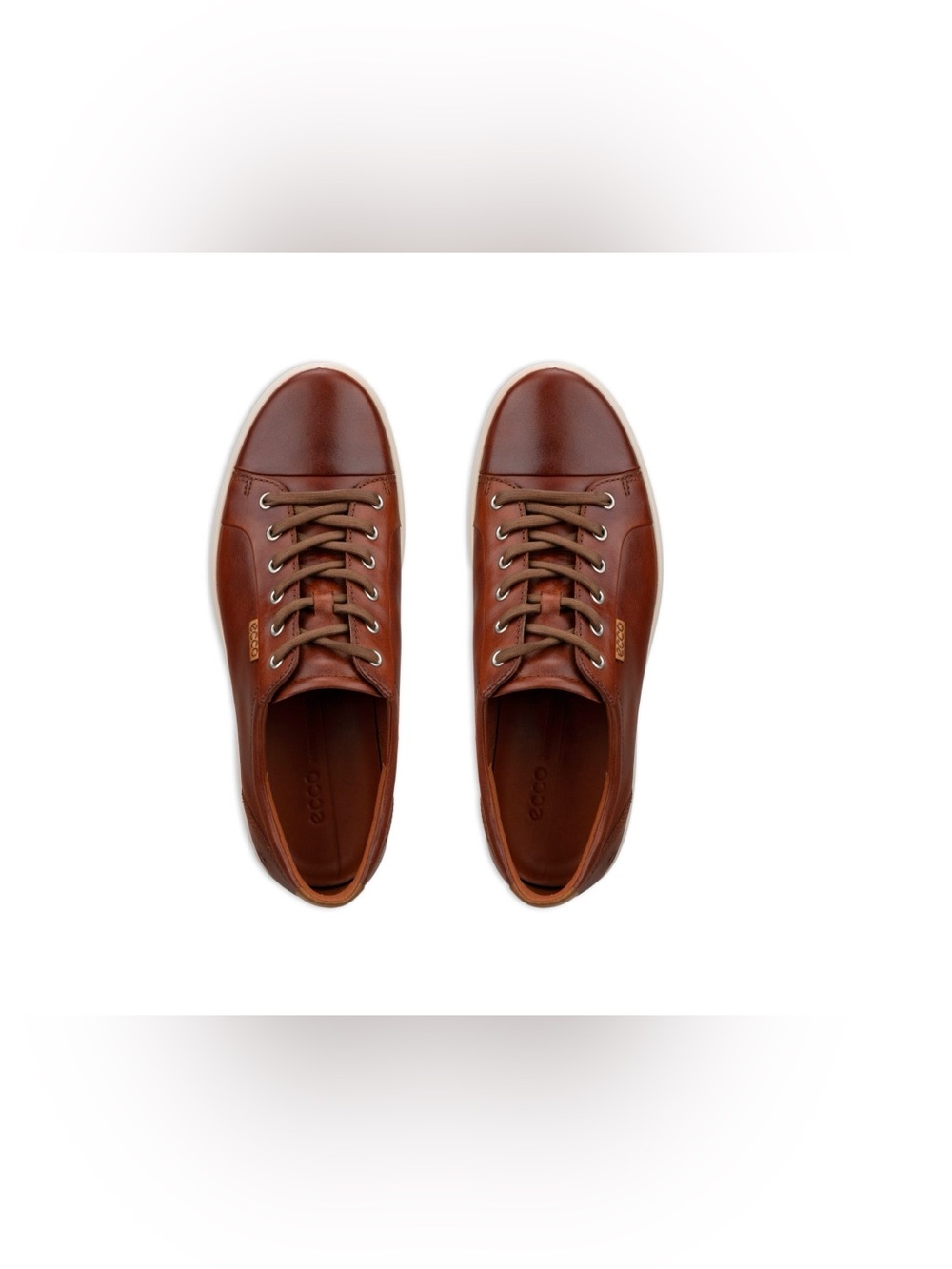 ECCO Soft 7 Street Sneakers Brown Leather Shoes - Men's EU 43 (US 9 - 9.5)